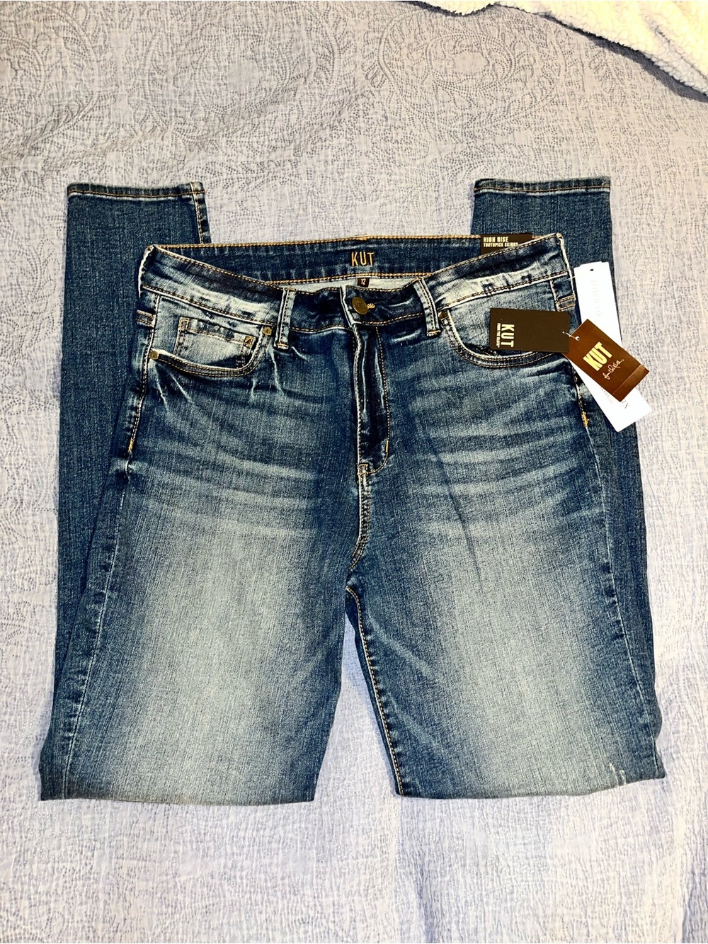 Kut from the Kloth Women's Skinny Jeans - Blue Wash